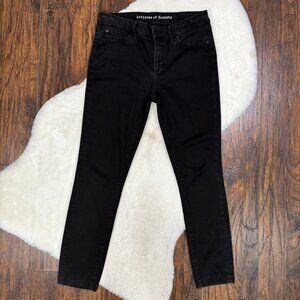Articles of Society Skinny Jeans 29 Black Mid-Rise Stretch Women's